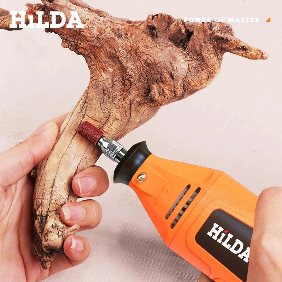 HILDA Electric Mini Drill Grinder Engraving Pen Power Tools Electric Rotary Tool Grinding Machine Accessories