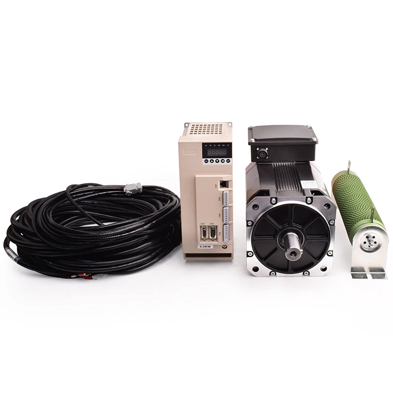8000 rpm spindle AC servo motor with driver for numerical control milling machines