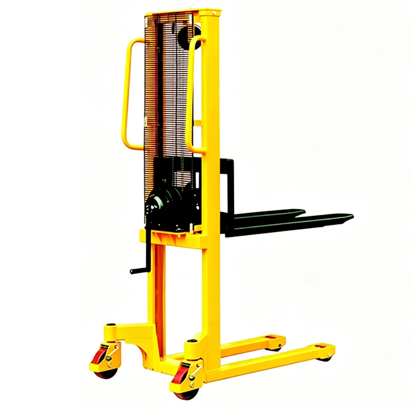 LS250 Hand-Operated Forklift Winch-Lift Stacker Light-Duty Wire Rope Stacker LS500 Forklift Warehouse Material Handling