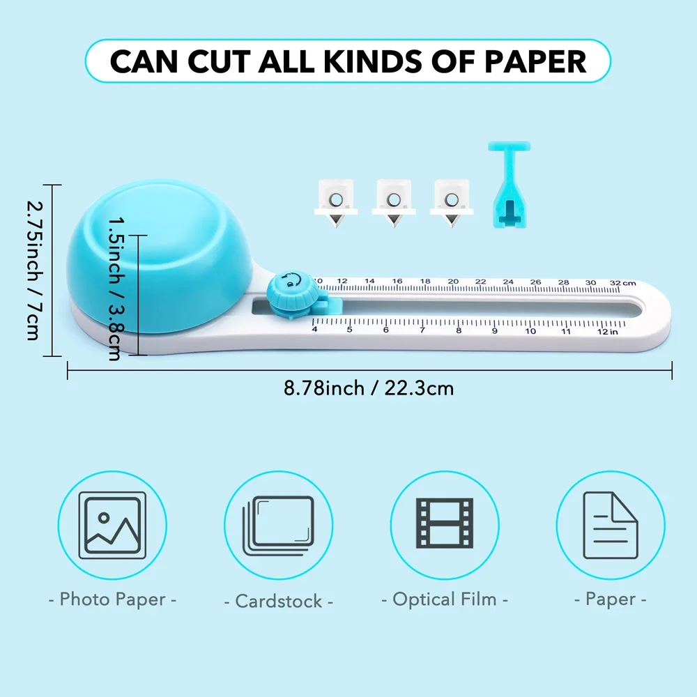 DIY Compass Circle Cutter Round Cutting Knife 360 Adjustable Scrapbooking Cutters Circular Paper Scrapbooking Cards Cutters