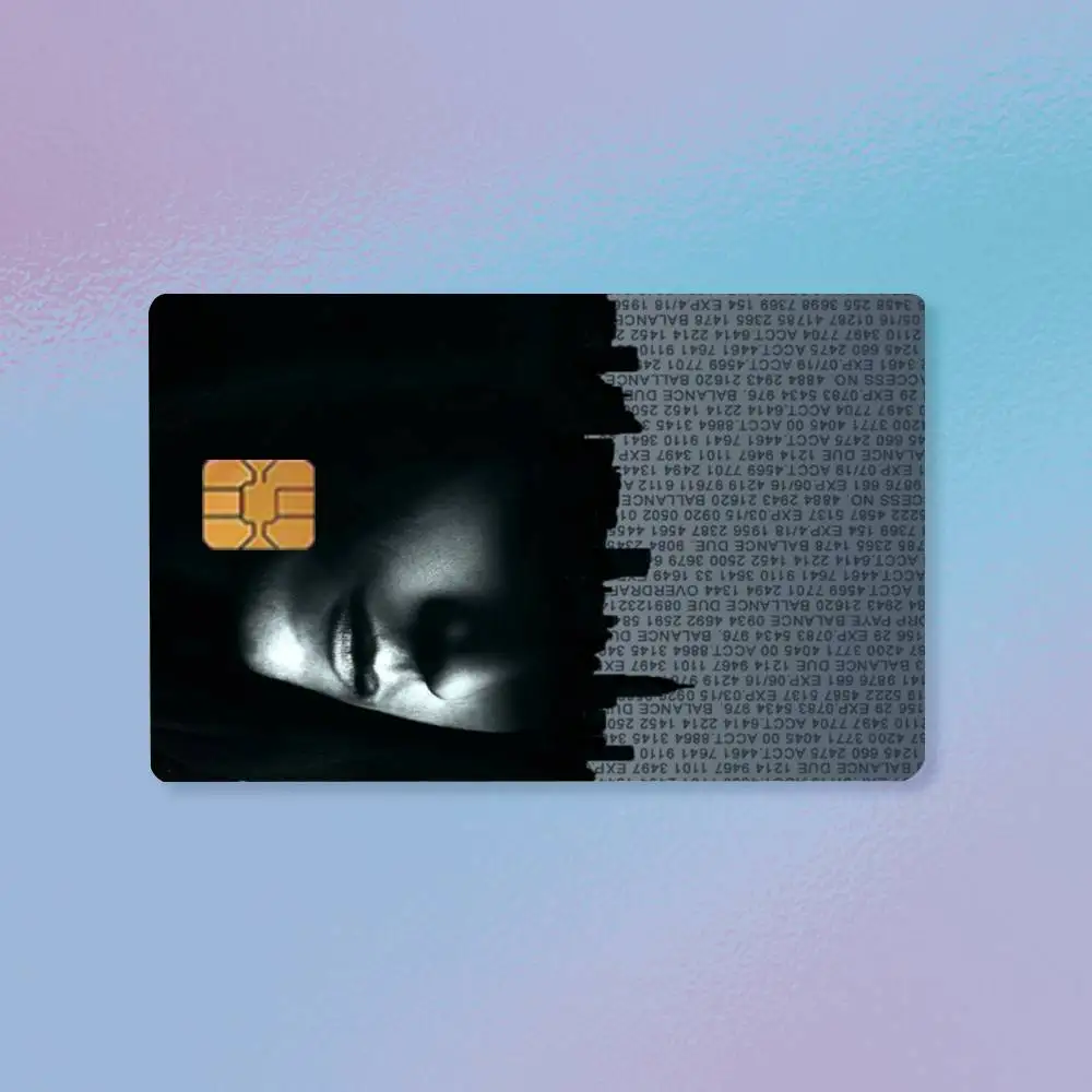 TV M-Mr R-Robot F-FSociety  Credit Card HD Stickers Premium matte film effectively prevents fingerprints and daily abrasion.