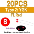 20pcs YGK S FLR