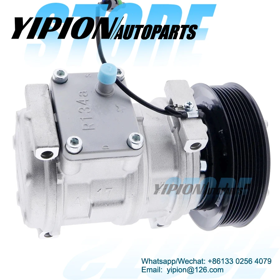 10PA17C Air Conditioning AC Compressor for John Deere 447200-3667 447200-4930 447200-5031 447200-4932 42511-09681-3 ABPN83304155