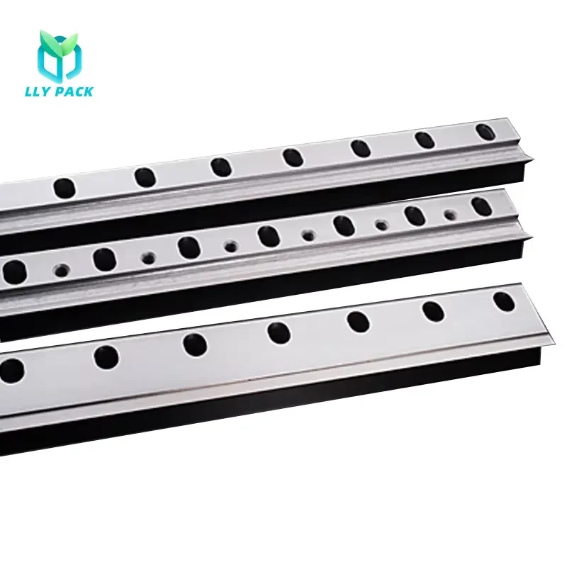 Custom Drawing Services Grade LLY PACK Corrugated Cardboard Knife Perforate NC Cut off Blades for Helix Cut Off