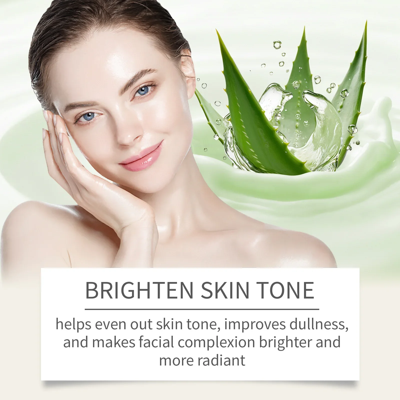 EELHOE Aloe Vera Skin Care Lotion Moisturizing and Softening Facial Radiant Skin Care Lotion Restoring Skin Balance 100ml