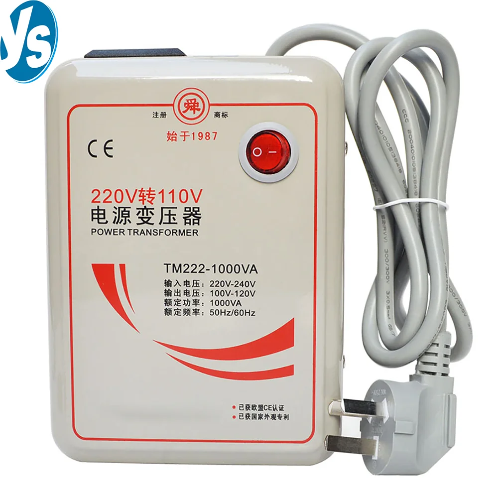 1000W Voltage Converter Transformer 220V to 110V 110V to 220V Bidirectional Power Supply Transformer