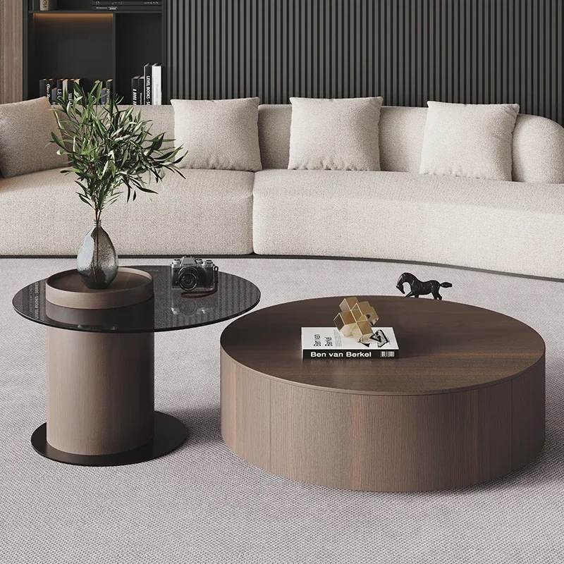 

Japanese Furniture Dining Table Modern Coffee Tables Round Luxury Aesthetic Room Night Bedside Lightweight Dressing Desks Nordic