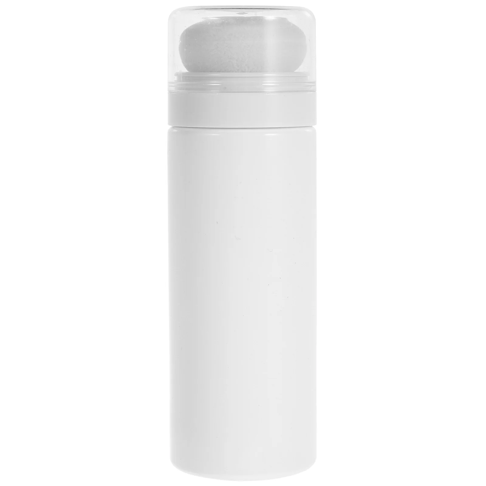 Powder Puff Box Infant Storage Bottle Body Holder Talcum Container Fluffy White Portable