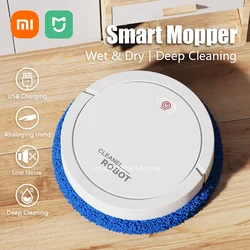 Xiaomi Intelligent Mopping Robot USB Rechargeable Wet Dry Two Use Mini Smart Sweeping Machines Silence Durable Household Offices