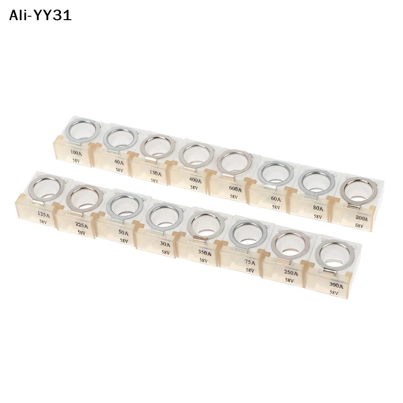 

【Ya3】1Pc 30A-600A Battery Terminal Mount Fuse Block Kit 58V With Single Stud 5/16" Marine Rated Battery Fuse For Boat Truck RV