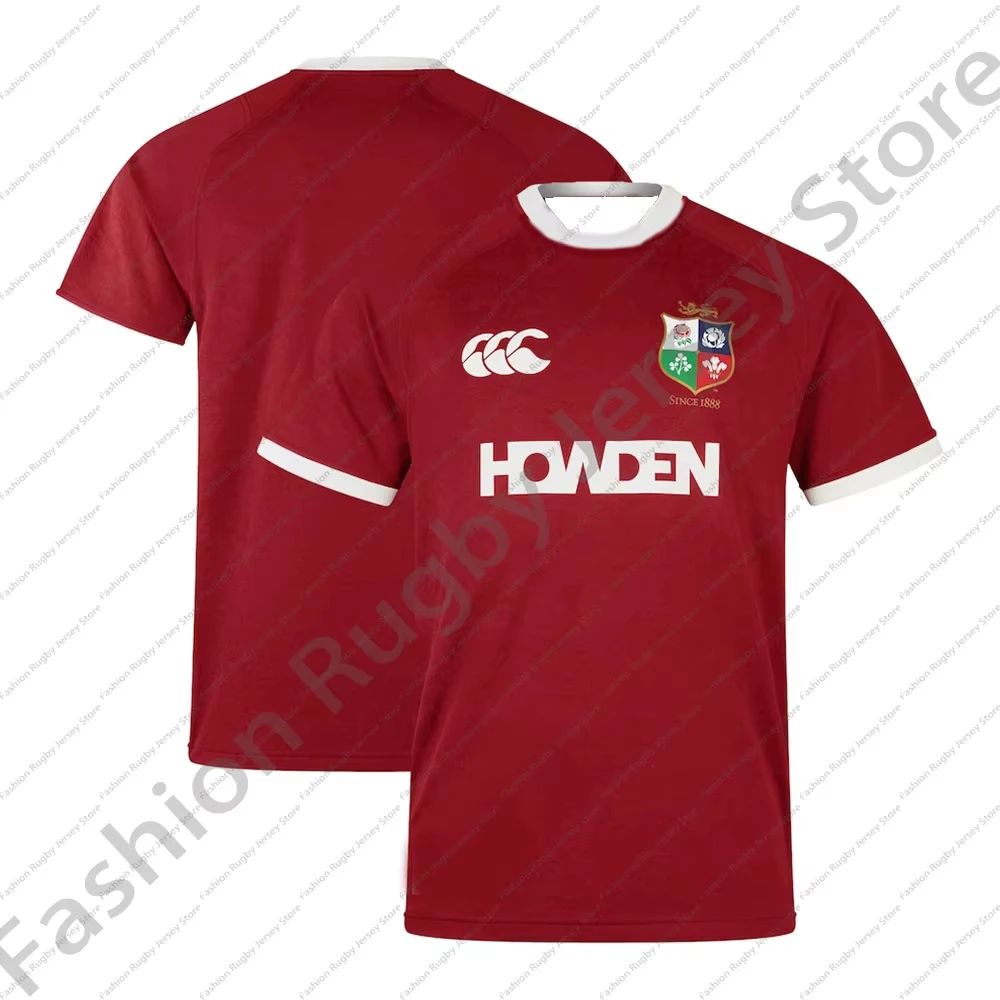 High Quality British Irish 2025 Unisex Rugby Jersey Men Kids Boys Gift Tshirt Team Sportswear Tee Training Top Lions Quick-dry