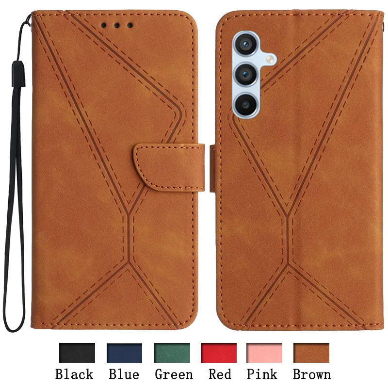 Protect Case Cover For Samsung Galaxy A14 A24 4G A54 A34 5G A04E A04S A04 A145 A546 Leather Cases Wallet Bags Flip Card Slots