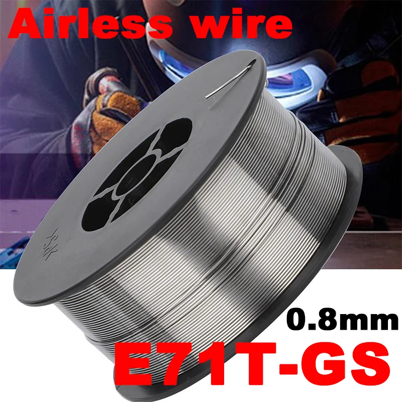 

E71T-GS Airless Welding Wire Weld Accessories Mild steel filled MIG wire for aluminized and galvanized steel from 1.2mm to 5.0mm