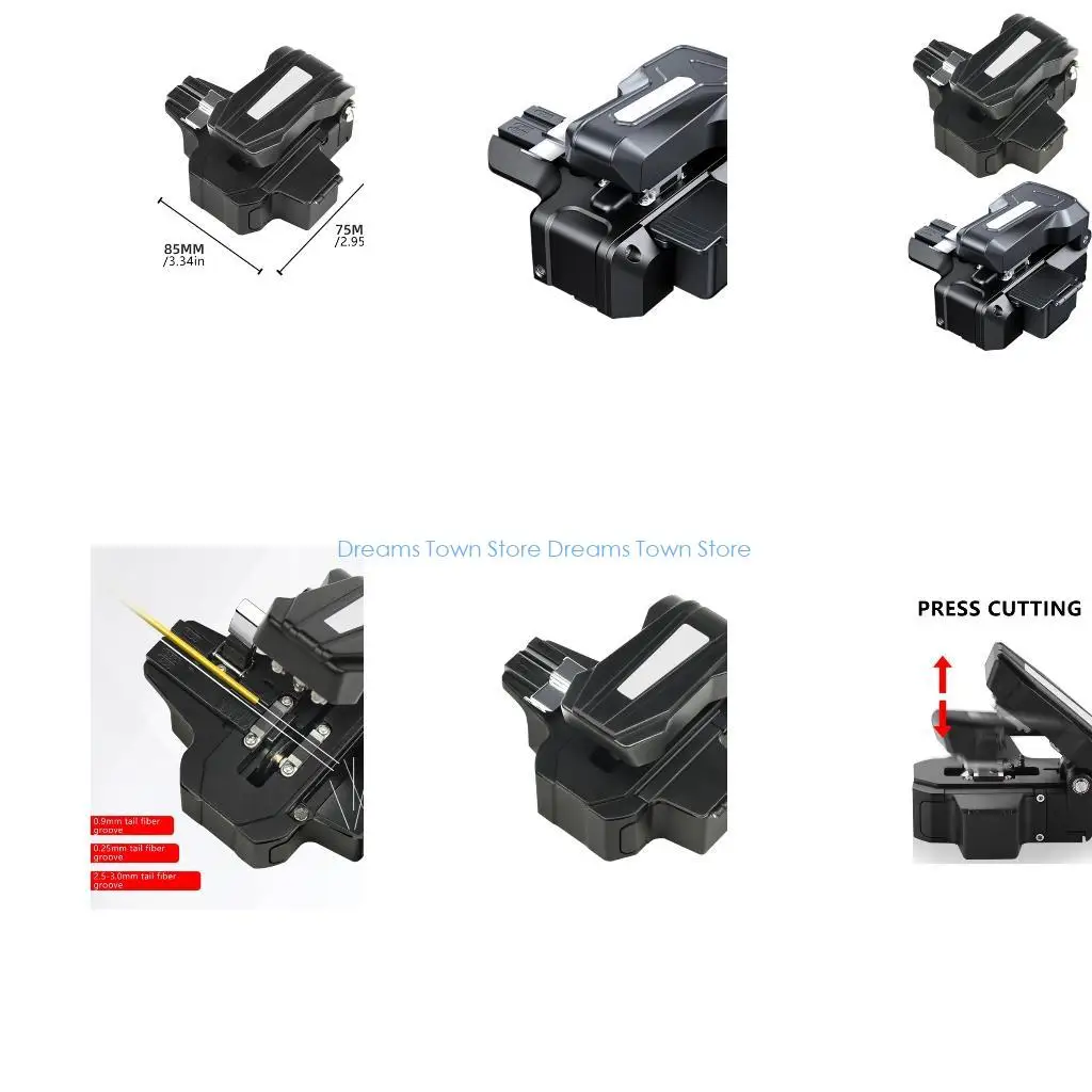 HX6A Professional Alloy Fiber Splicing Cutter With Smooth Edgeds Cutting Technology