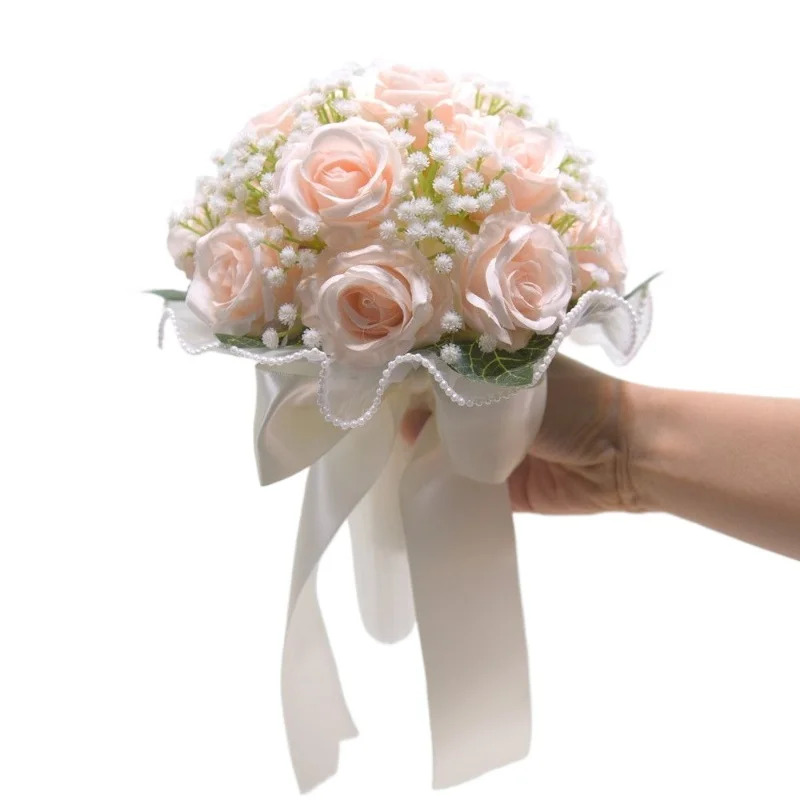 simulation-flower-bouquet-decoration-bouquet-wedding-photography-bride-rose-wedding