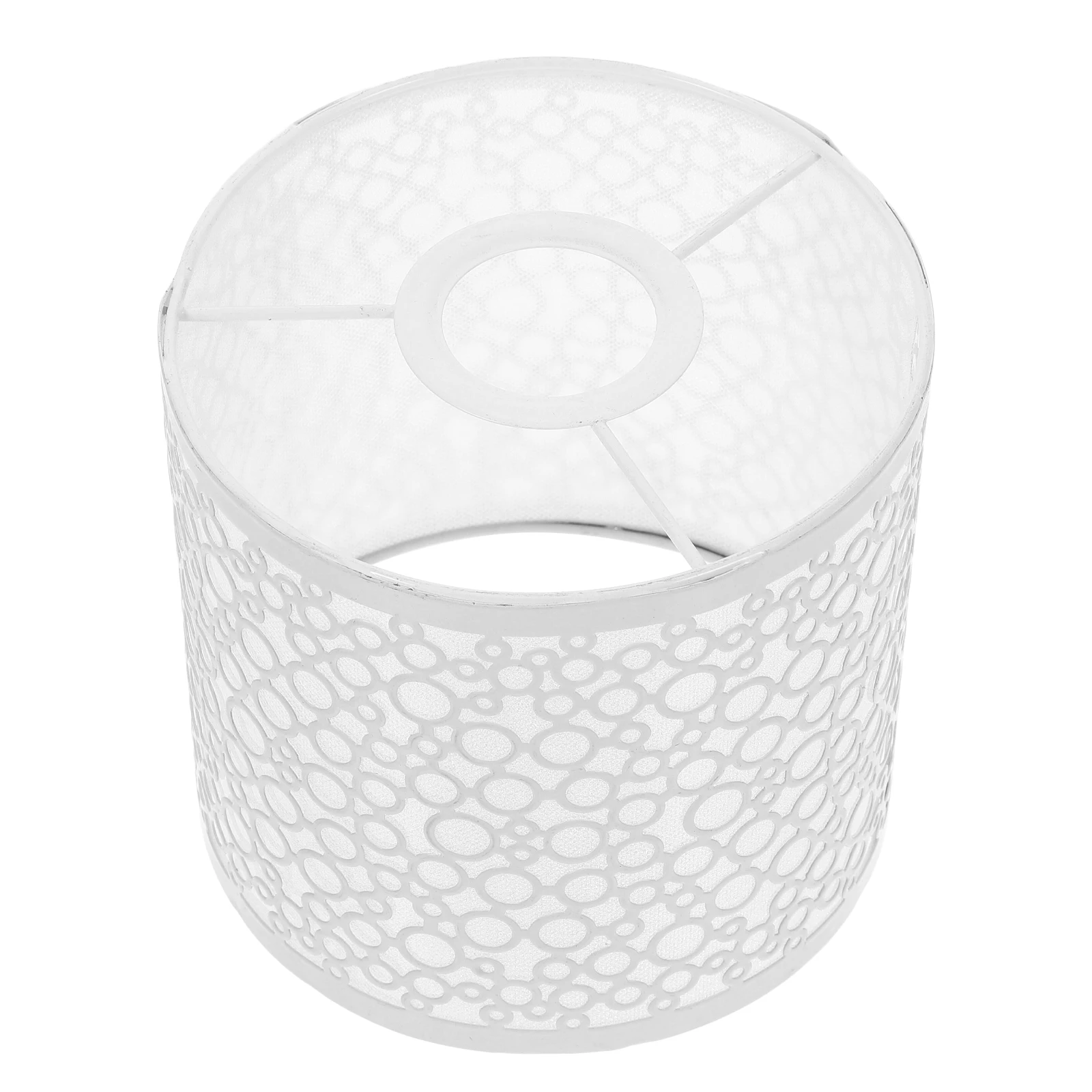 

Iron Lamp Shade E27 Snug Fit Anti Glare Protection for Living Room Bedroom Study Lamp Replacement Drum Style Small Metal Shade