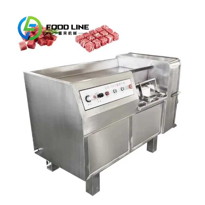 Frozen Meat Dicer And Block Cutter Precision Meat Cutting Dicing Machine 304 Stainless Steel Multi Blade Food Factory On Sale