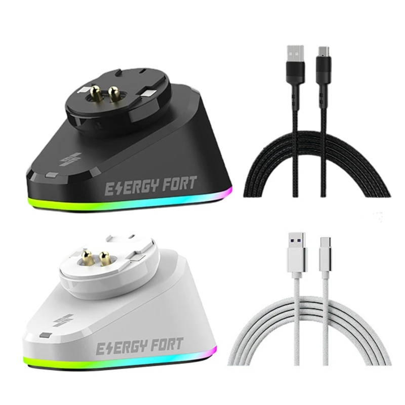Charging Dock Module For G502 G502X Gaming Mouse Auto Adsorption Charging Double USB Port And Light Control 77JC