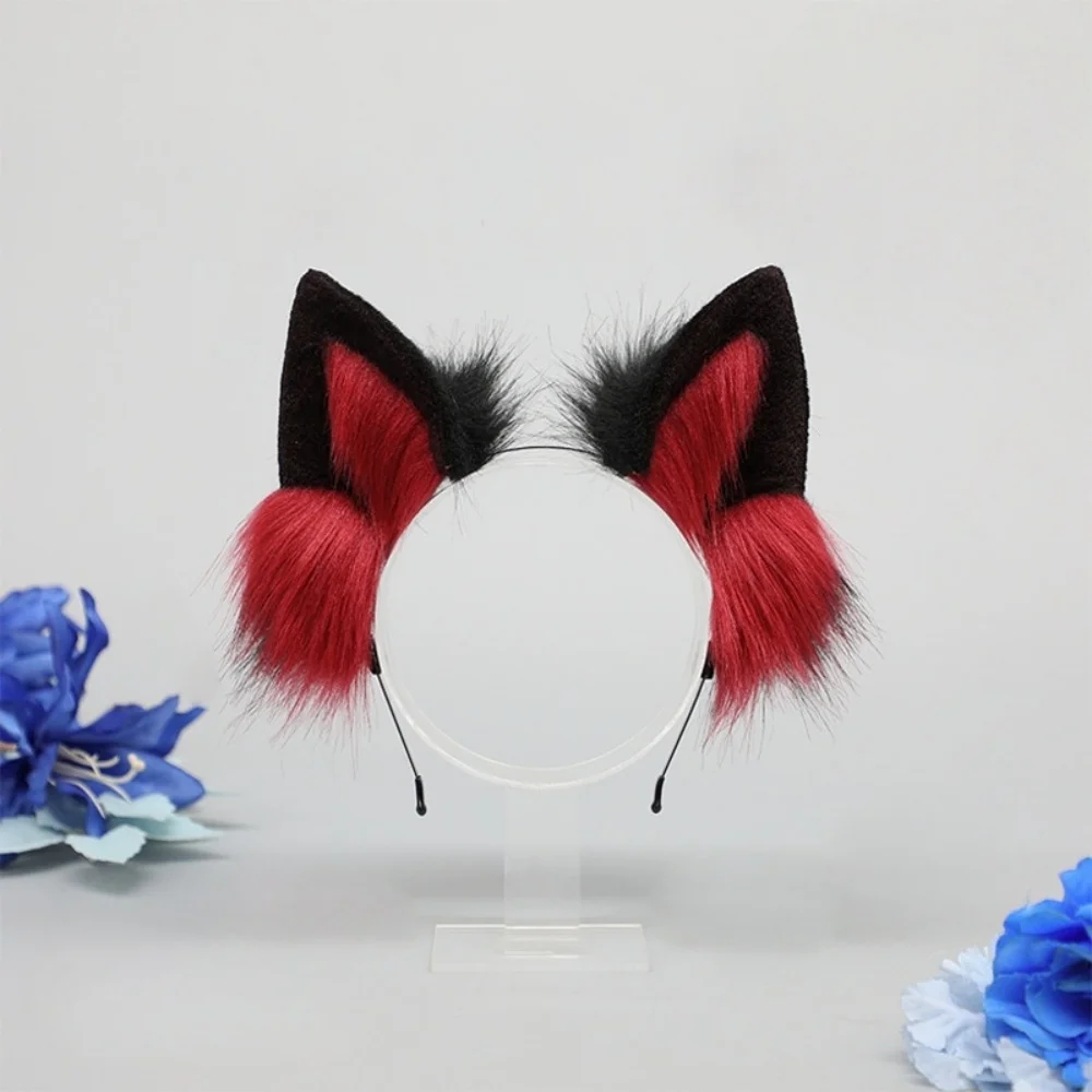 Anime Cosplay Orecchie di Gatto Fascia Carino Peluche Vestito Copricapi da donna Accessorio per capelli Patchwork Cerchi per capelli disfraz halloween mujer