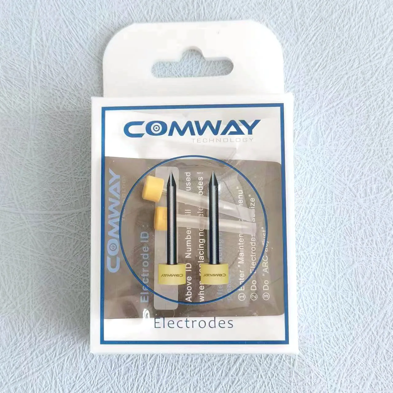 Imagem -02 - Comway Fibra Óptica Splicer Eletrodo de Fusão Par Ce03 a3 a4 c5 c6 c8 c9 C10 ce 03