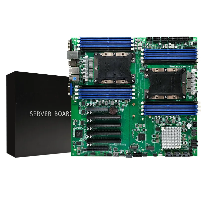 

X99 two-way main board 2011 pin CPU server 4 game multi-open desktop