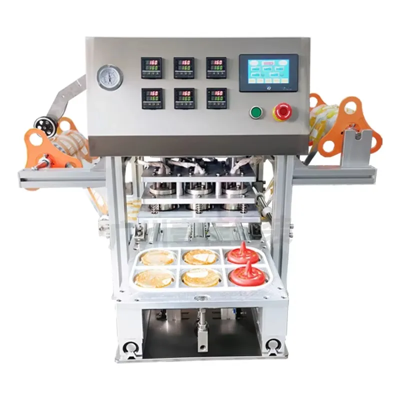 

Hot Sale Semi-automatic Food Tray Fast Seal Cup Sealing Machine Pudding Jelly Sealer Paper Cup Sealing Machine