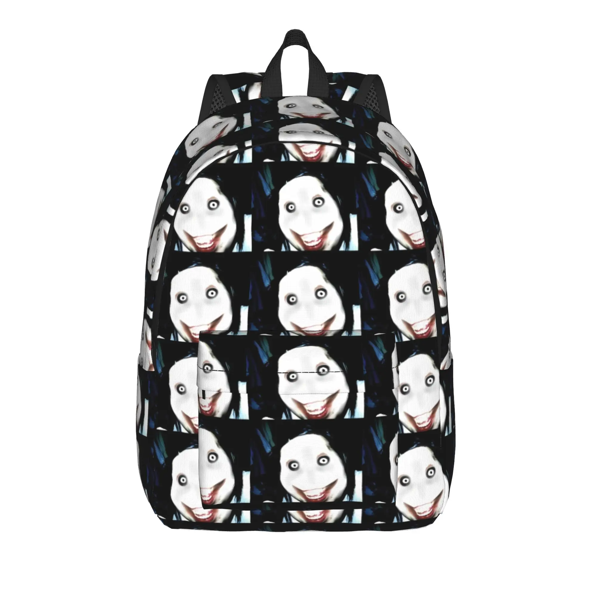 Jeff The Killer Backpack Creepypasta Sport Backpacks Youth Colorful Breathable High School Bags Pretty Rucksack