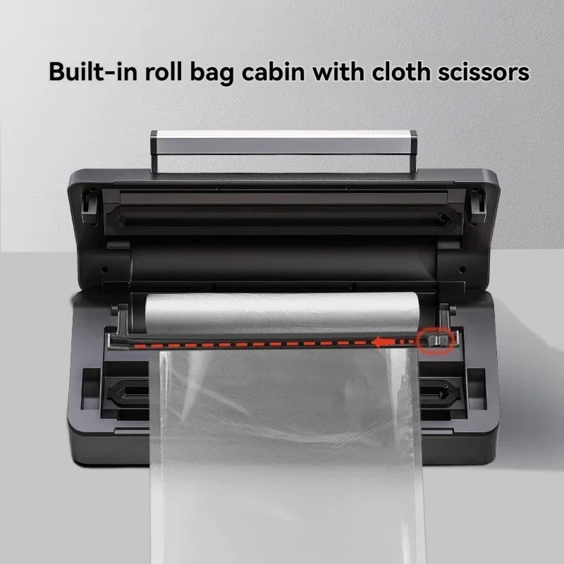New Double-sealed Vacuum Packaging Machine Vacuum Sealing Machine Full-automatic Household Packaging Machine