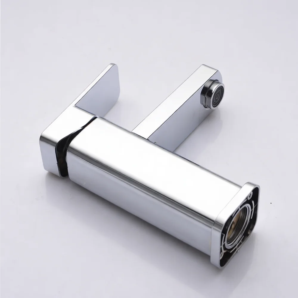 White Minimalist Concealed Basin Mixer Faucet Bathroom Sink Tap Single Handle Hot Cold Water Switch For Vanity Cabinetry