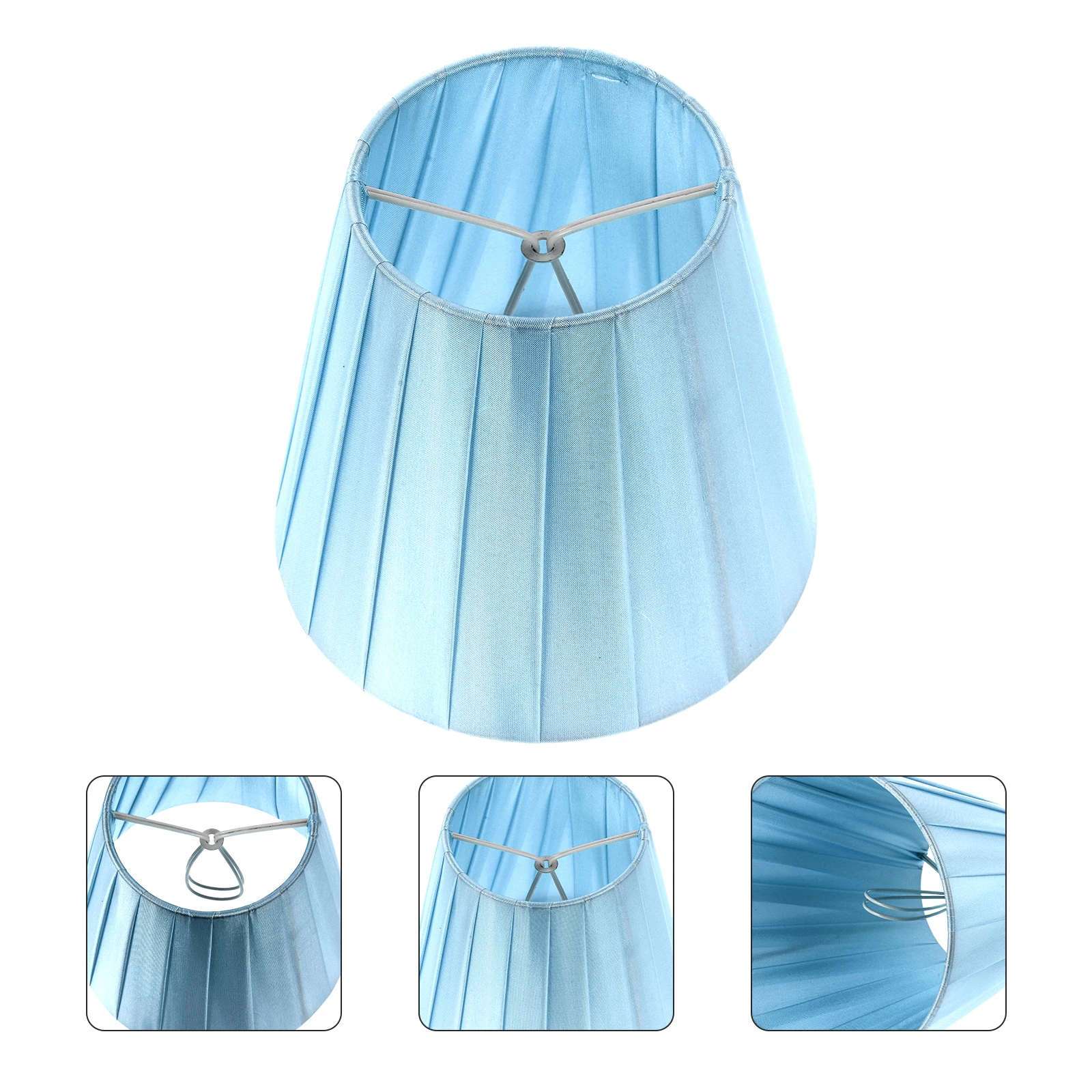 

1pc Clamp Lampshade Fabric Shade Elegant Light Cover Elegant Light Cover Bedroom Living Room Office Decor Lamp Accessories