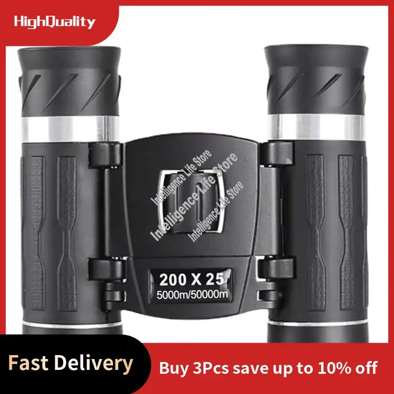 Binoculars HD Binoculars New Product 200X25 Upgraded BAK4 Optical Hunting Outdoor Camping Travel-ELEC