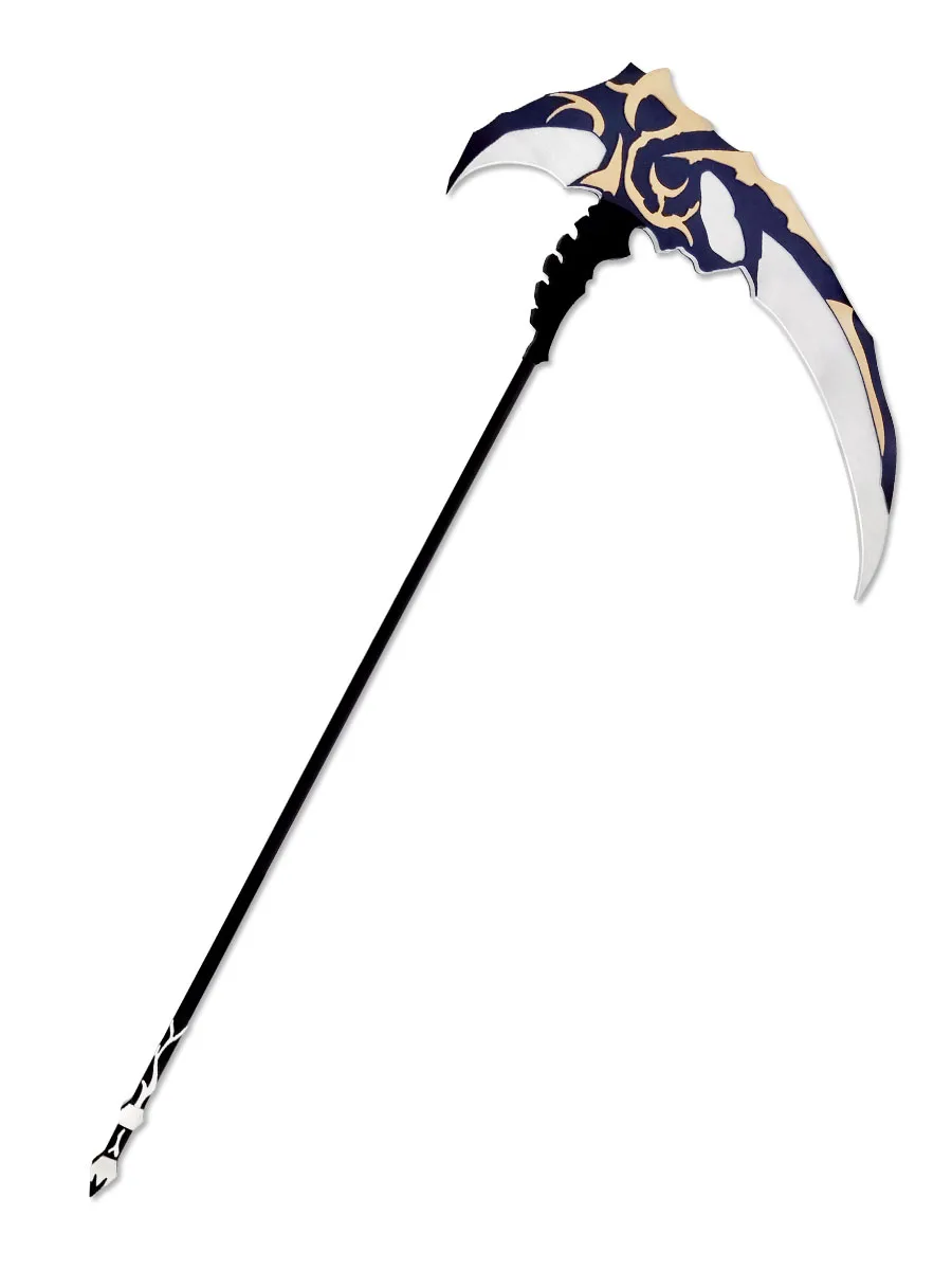 Game Library of Ruina Argalia The Blue Reverberation Sickle Cosplay Weapons Prop Halloween Christmas Carnival Party Accessory