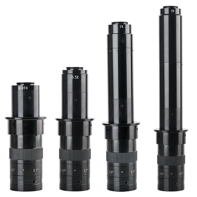 

7.5-820x single tube continuously variable magnification electron microscope lens 0.35X/0.5X/1X/2X/eyepiece