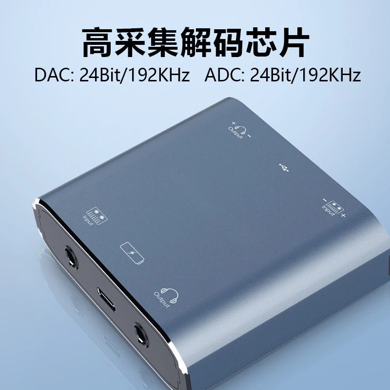Live Sound Card Adapter, Type-C Audio Converter for iPhone 15/Android Huawei, Phone Live Streaming Audio Interface for Recording
