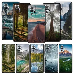 Forest Beach Sunrise Nature Phone Case For Xiaomi Redmi Note 12 5G 12 11 10 Pro 4G 10C 9S 9 8 7 9T 8T 9C 9A 8A 10S Gaming Cover