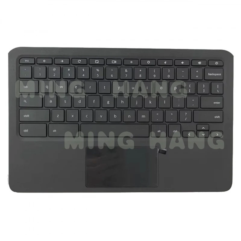 

l New L92224-001 New For HP Chromebook 11A G6 EE Palmrest US Keyboard Touchpad