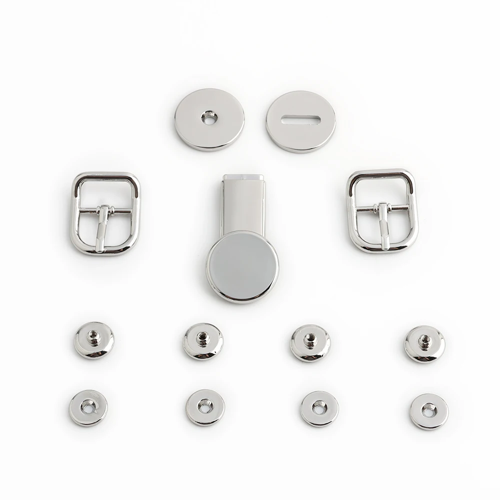 

Rectangle Eyelets Hanger Metal Lock for Bags Hardware Wholesale Fashion 1 Set of Locks Woman Bag Handbags Purse Bag Accessories