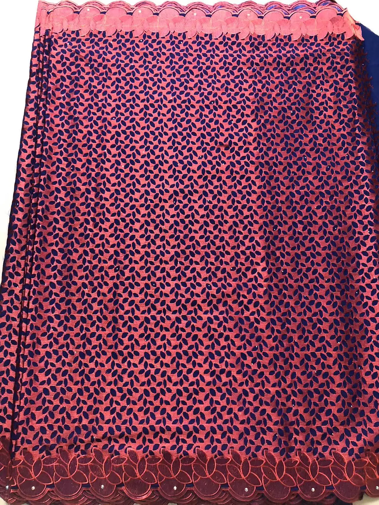 May Lace 2023 High Quality Swiss Voile Lace 5 Yards African Soft 100% Cotton Lace Fabric Dubai Style For Nigerian Garment Sewing