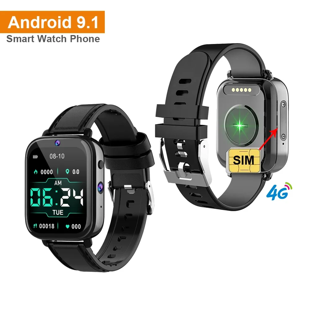 2022 Phone smart watch HMZ20 Android 9.1 2+16G 850mAh Smart Watch GPS Tracker 1.75 inches Android Smart Watch Phone Dual Camera