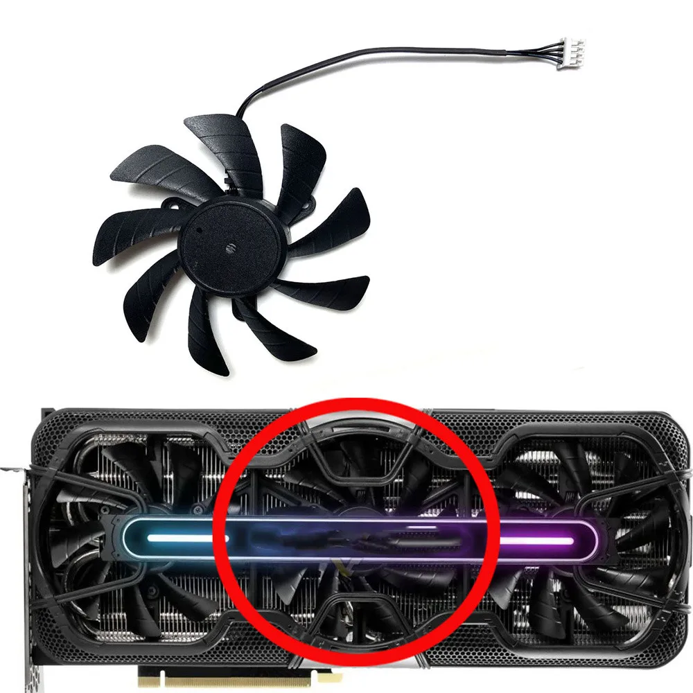 พัดลมทำความเย็นกราฟิกการ์ดสำหรับ GAINWARD RTX3070 /3080 /3090ชิ้นส่วนอะไหล่พัดลมกราฟิกการ์ด