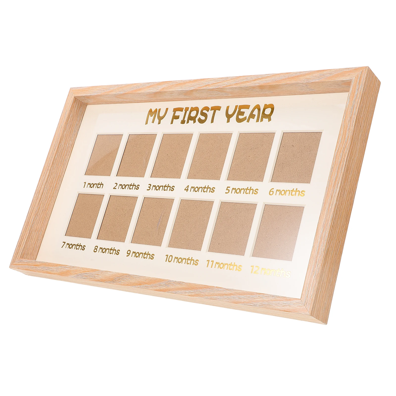 

Growth Memorial Photo Frame for Baby First Year Milestone 12 Month Picture Frames Infant Keepsakes