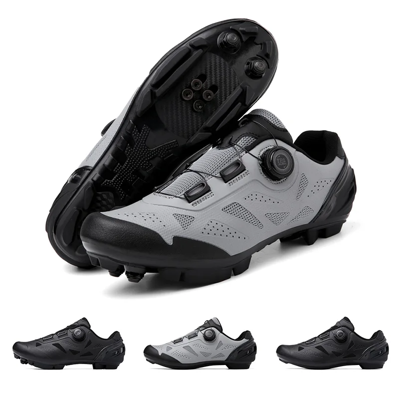 

Men Cycling Shoes SPD Self-Locking Pedal Bicycle Sports Shoes Women Outdoor Flat Racing Shoes MTB Mountain Off-Road Cycling Shoe