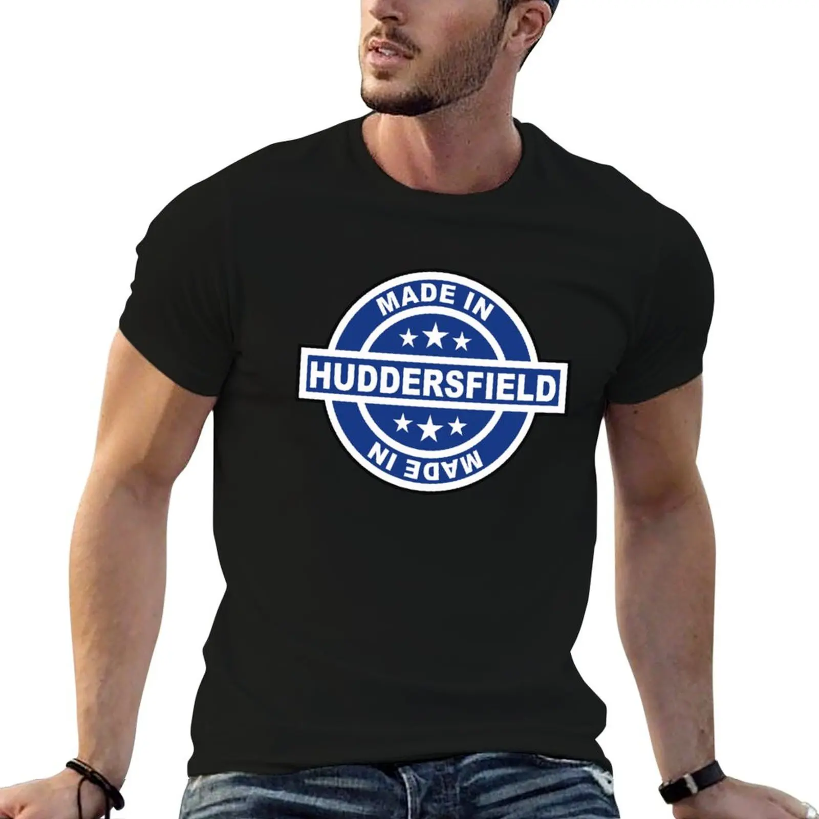 

Made in Huddersfield T-Shirt t shirt men 100% cotton luxury brand mens graphic t shirts T-Shirt