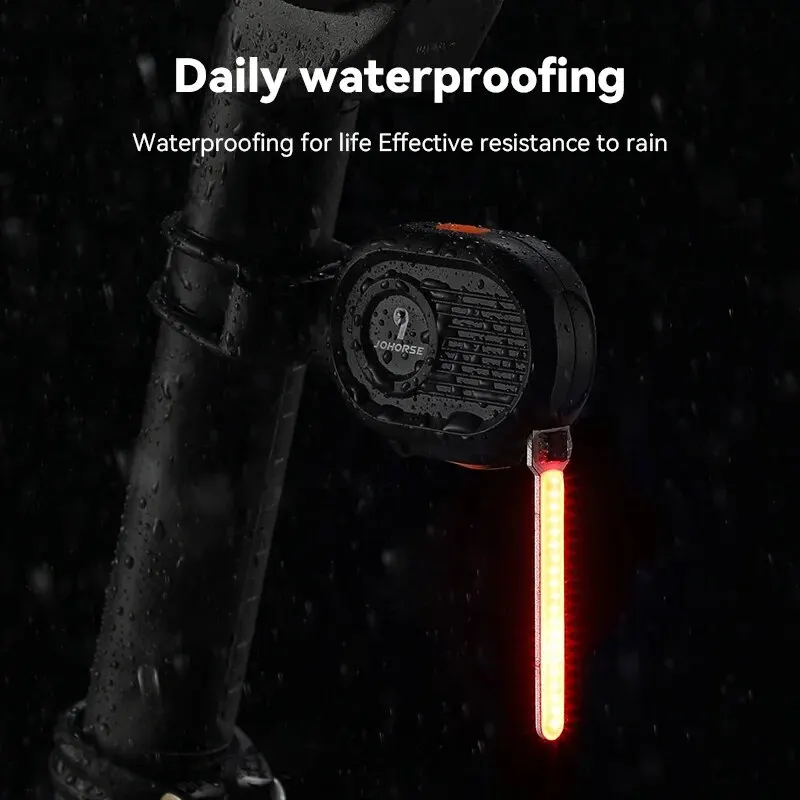 Offbondage ไฟขับด้านหลังสำหรับจักรยาน, ไฟนักบินสำหรับวิ่งในน้ำไฟท้ายจักรยานไฟสำหรับขับขี่กลางคืนไฟเตือนเพื่อความปลอดภัยสำหรับจักรยาน