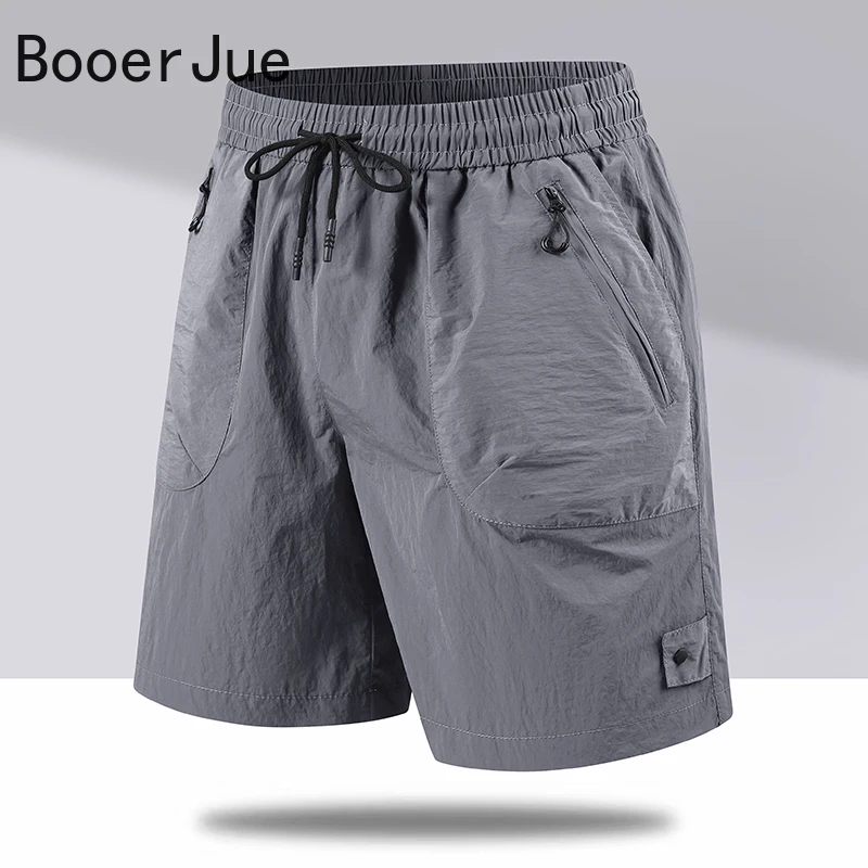UPF50+ Summer Drawstring Men Casual Jogger Casual Classic Workout Gym Running Sports Lightweight UV Protection Quick-Dry Shorts view 4