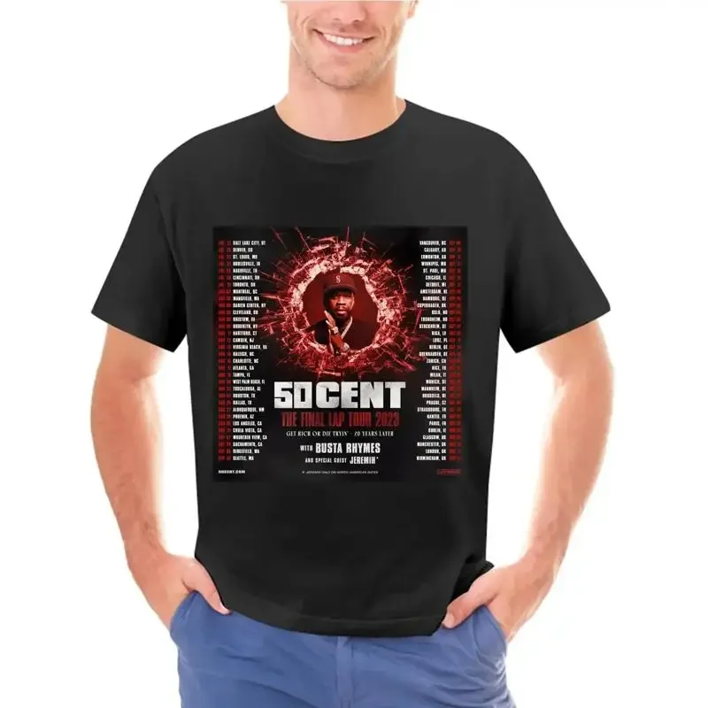 50Cent The Final Lap Tour 2023 T Shirt Fan Concert Shi
