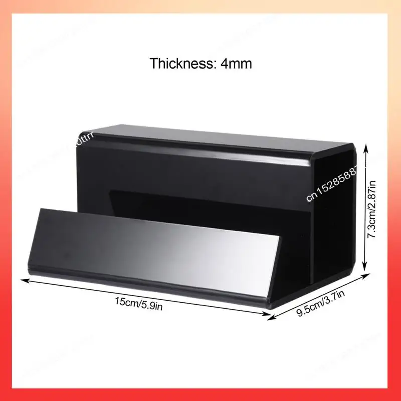 ABNR Черная виниловая подставка для пластинок, акриловый держатель для виниловых пластинок, набор для альбомов и декора для пластинок для любителей виниловых пластинок