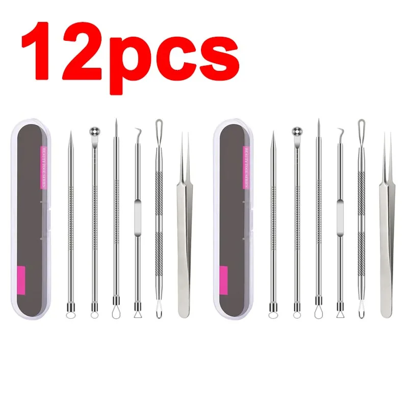 6PCS Pimple Removal Tool Kit for Face Cleaning