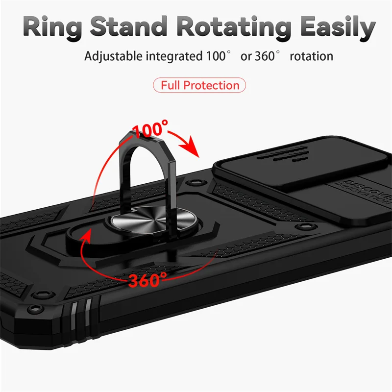 For VIVO Y20S 2020 Magnetic Car Ring Shockproof Armor Stand Holder Phone Cases For Vivo Y20 Y20i Y 20 20S V2029 V2027 Case Cover