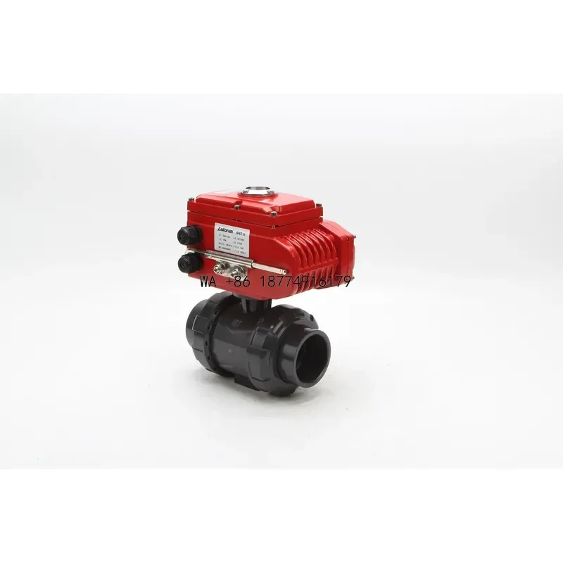 wmwmnu ODL 05 Motorized Actuator with Double Union 2 Way PVC Ball Valve or Socket Size DN50,PN16,